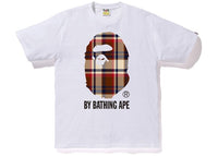 Bape Check By Bathing Ape White/Red