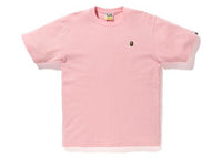 Bape Ape Head One Point Tee Pink