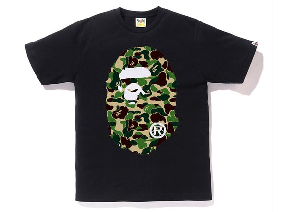 Bape Abc Big Ape Head Tee Black/Green