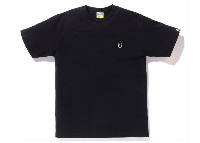 Bape Ape Head One Point Tee Black