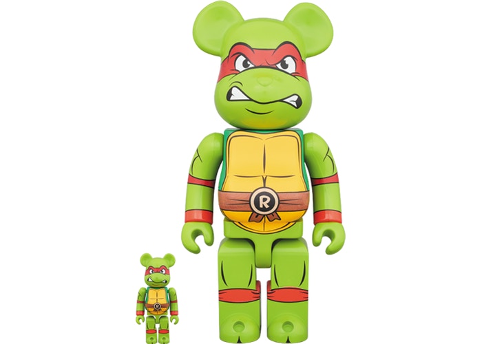 Bearbrick Raphael 100% & 400% Set Green