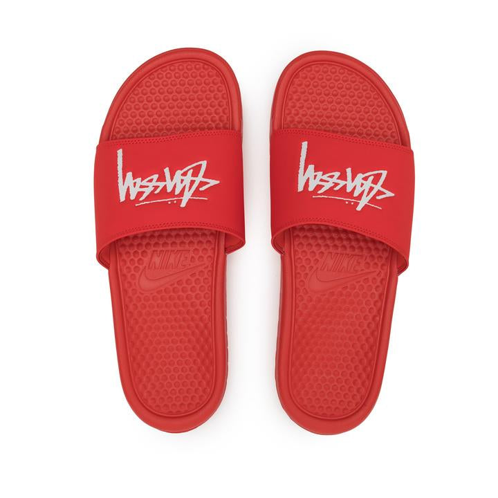 Nike Benassi Stussy Habanero Red