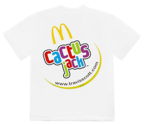 Travis Scott x McDonald's Cj Smile T-Shirt White