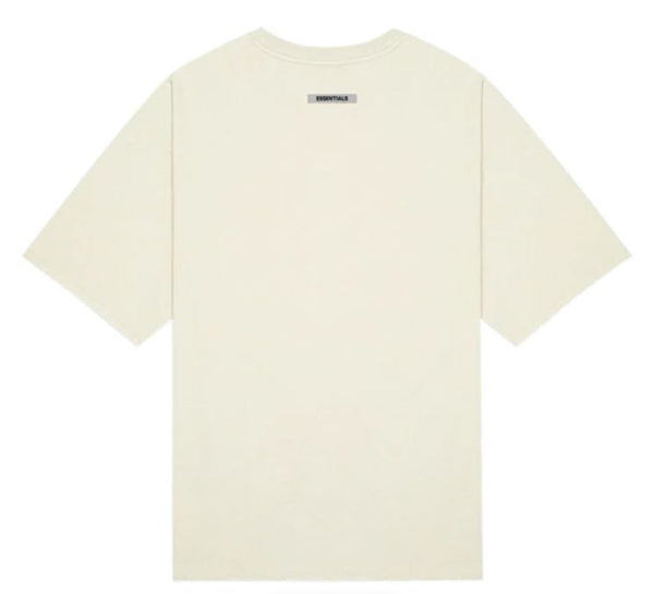 FEAR OF GOD ESSENTIALS 3D Silicon Applique Boxy T-Shirt Buttercream