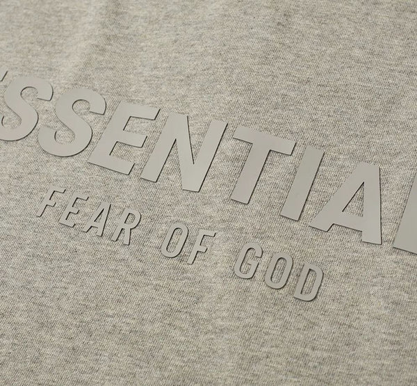 Fear of God Essentials Polo Dark Heather Oatmeal