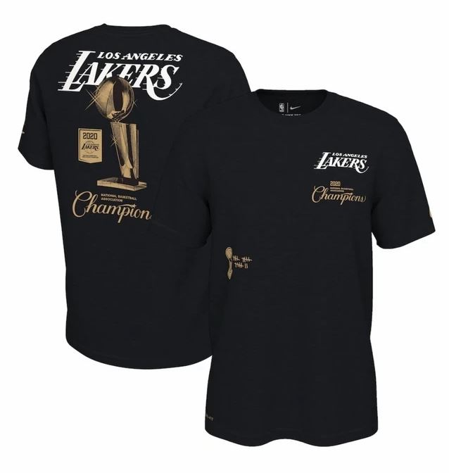 Nike Los Angeles Lakers Champions T-Shirt Black