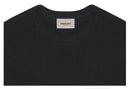 Fear Of God Essentials Boxy T -Shirt Applique Logo  Dark  Slate /Stretch  Limo Black