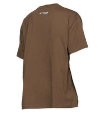 Fear Of God Essentials x Ssense Boxy T-Shirt Applique  Logo Rain Drum Brown