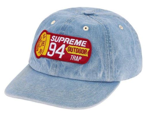 Supreme Shell Patch 6-Panel Denim