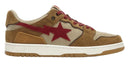 A Bathing Ape Sk8 Sta Wheat Red