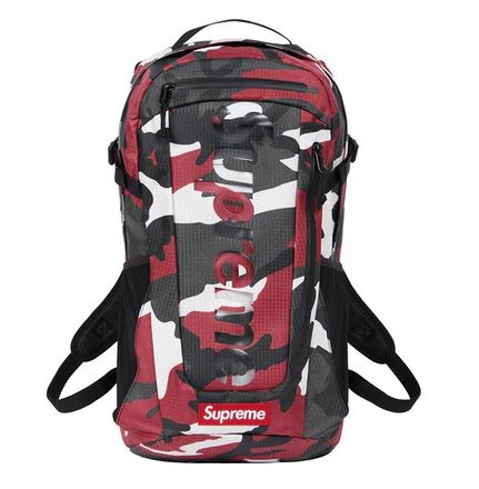 Supreme Backpack Backpack Red Camo