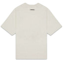 Fear Of God Essentials Boxy T-Shirt Applique Logo Heather Oatmeal Grey