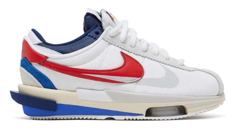 Nike Zoom Cortez SP sacai White University Red Blue