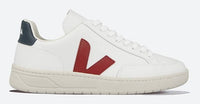 Veja V-12 Leather White Marsala Nautico