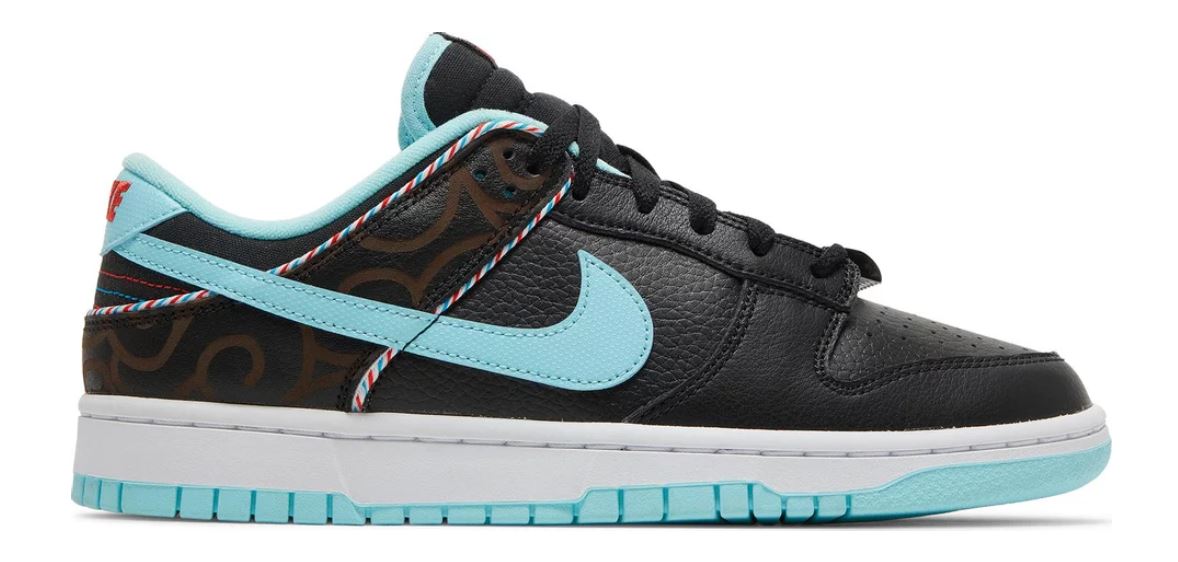 Nike Dunk Low SE Barber Shop Black