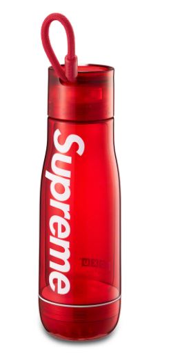 Supreme Zoku Glass Core 16 oz. Bottle Red