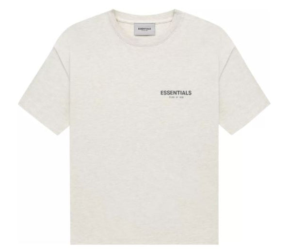 Fear of God Essentials Short Sleeve Tee Light Heather Oatmeal