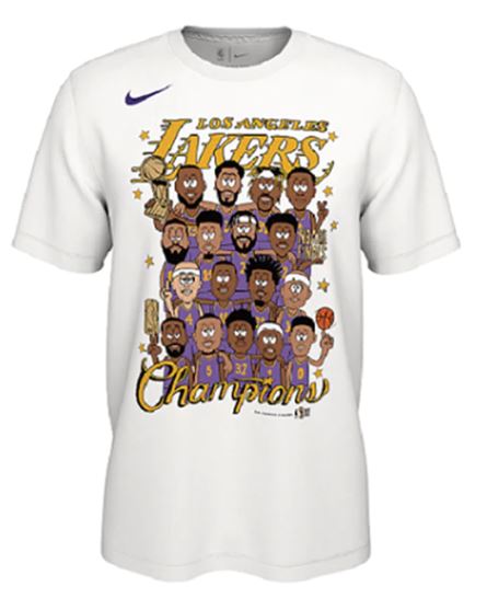2020 NBA Champions Roster Los Angeles Lakers Tee