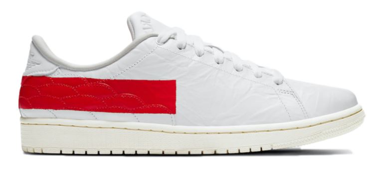 Jordan 1 Centre Court White University Red