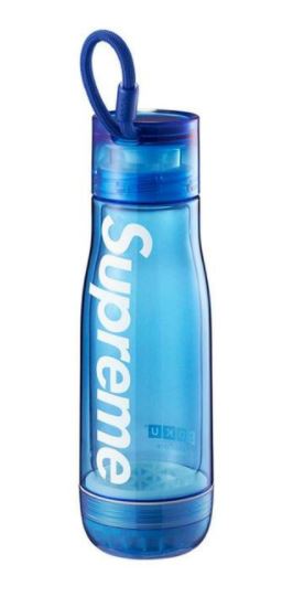 Supreme Zoku Glass Core 16 oz. Bottle Blue