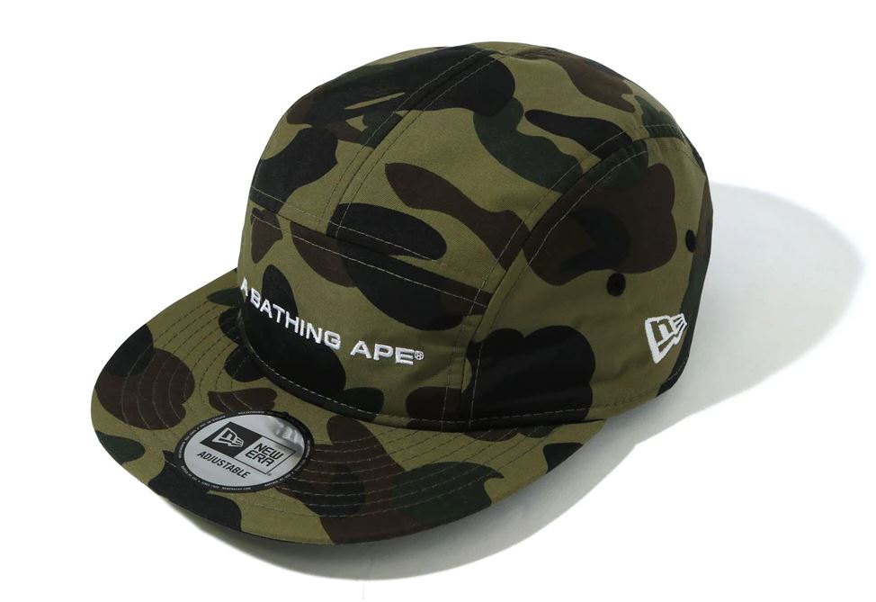 Bape 1st camo new era jet cap