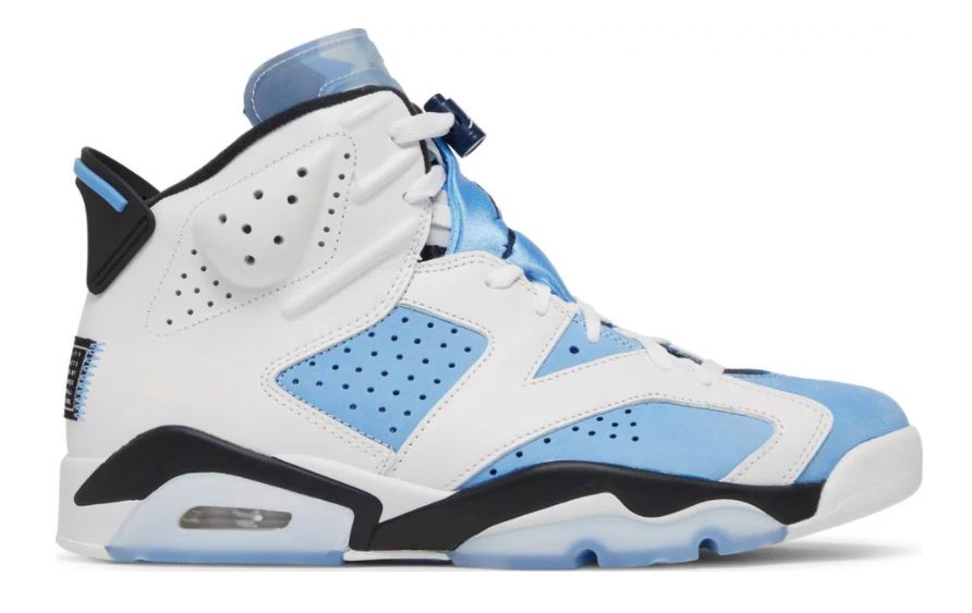 Jordan 6 UNC White