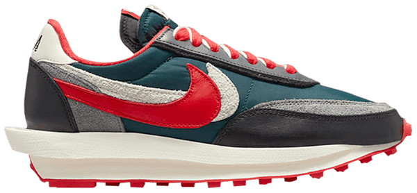 Nike LD Waffle sacai Undercover Midnight Spruce University Red