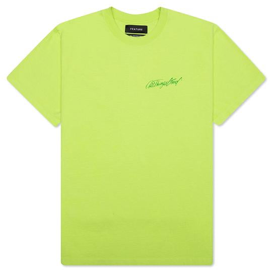 Feature Cloud Tee Acid Lime