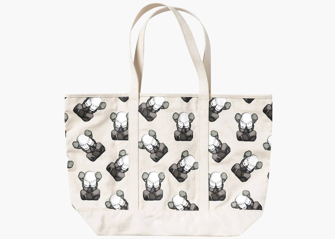 KAWS x Uniqlo Tokyo First Tote Bag Off White