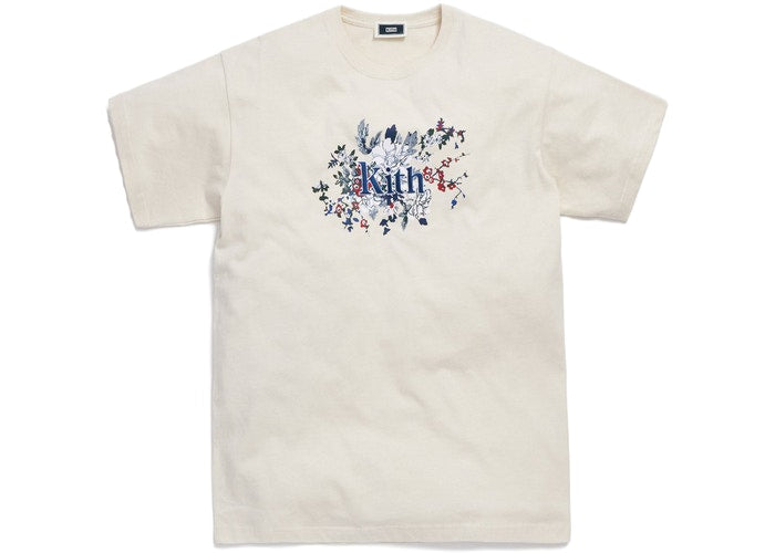 Kith Floral Serif Tee Turtledove