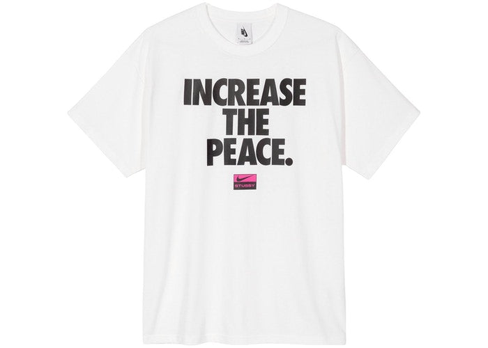 Nike x Stussy Increase The Peace Tee White