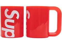 Supreme Heller Mugs (Set of 2) Red