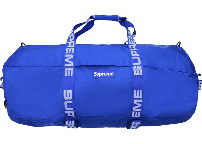 Supreme large duffle bag ss18 royal