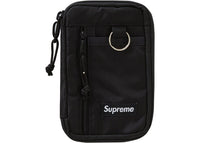 Supreme small zip pouch black