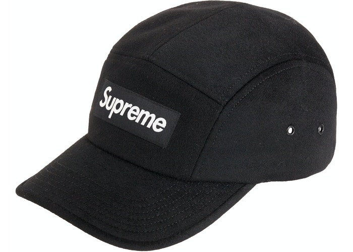 Supreme WOOL CAMP CAP 2019AW BLACK-