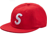 Supreme wool s logo 6 panel fw19 red