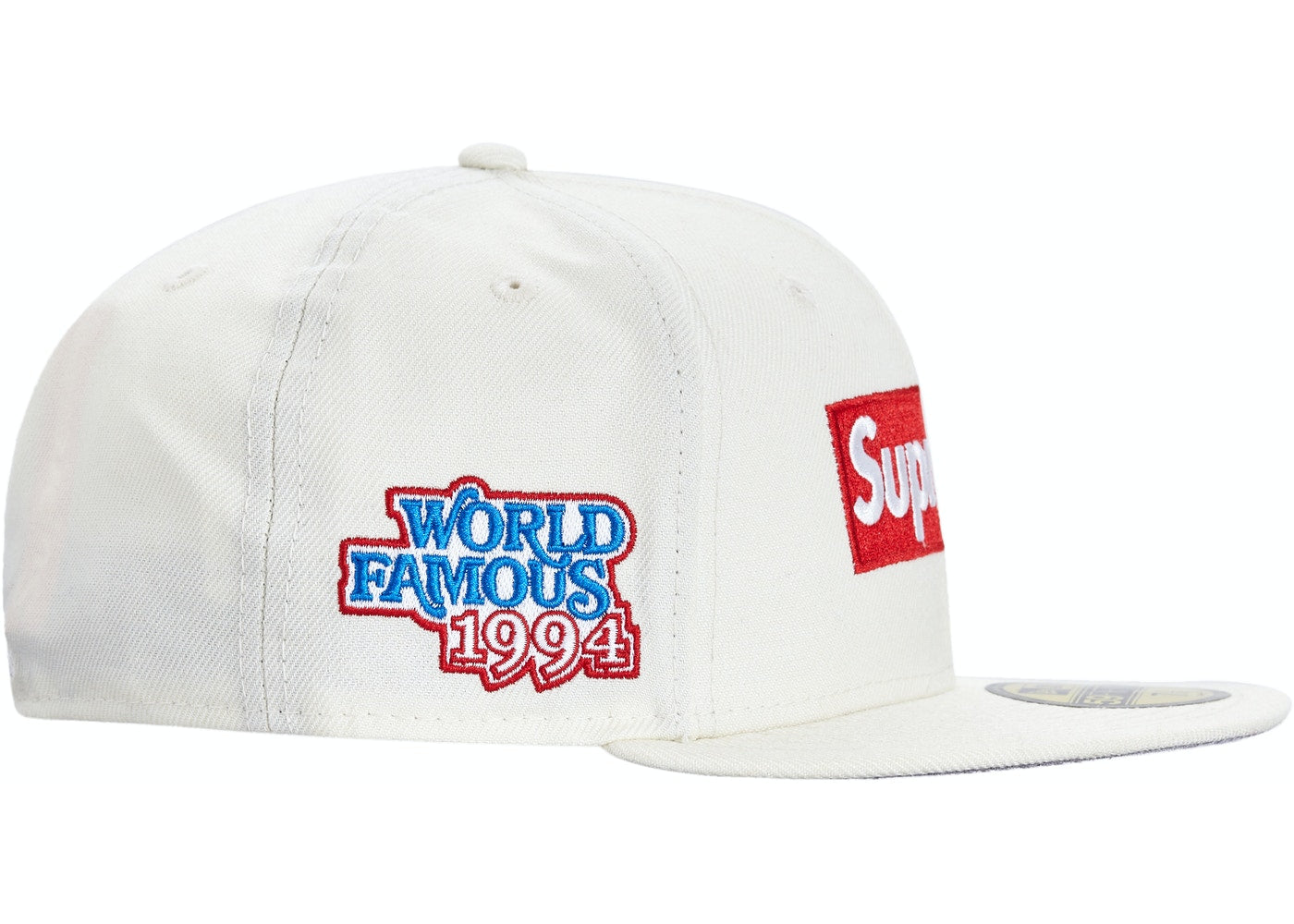 Supreme World Famous Box Logo New Era White