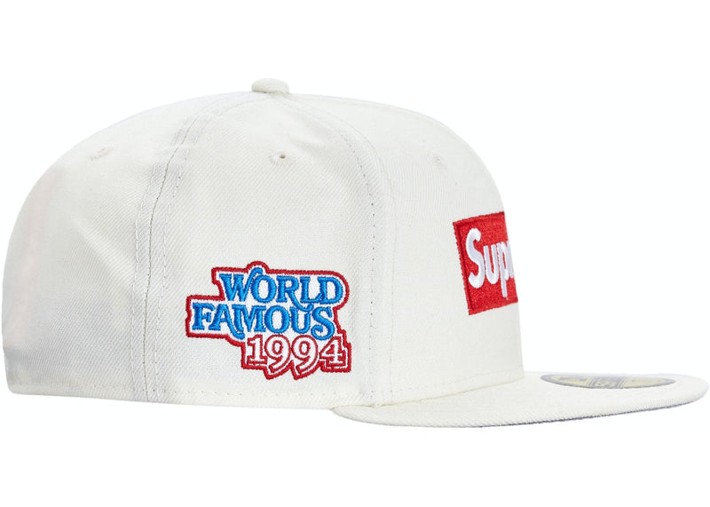 Supreme World Famous Box Logo New Era White – Gotgoods