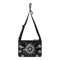 Supreme Bandana Tarp Side Bag Black