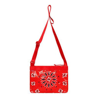 Supreme Bandana Tarp Side Bag Red