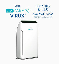 UV Care Super Air Cleaner with medical grade H14 hepa filter with VIRUX patented technology UV Germicidal Lamp (7 Stage)