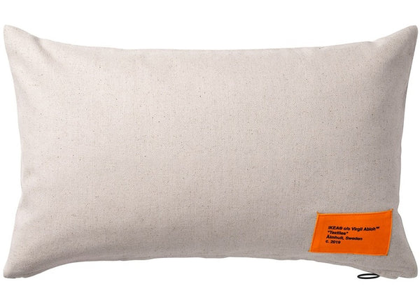 Virgil abloh x ikea markread cushion cover beige