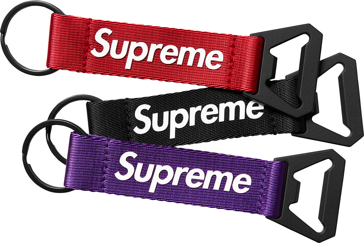 Supreme Bottle Opener Webbing Keychain