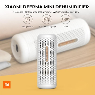 Deerma Mini Portable Dehumidifier Home Air Dryer