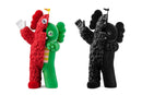 KAWS KACHAMUKKU Vinyl Figure Green/Red & Black Set