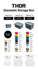 THOR Stackable Storage Box 75L