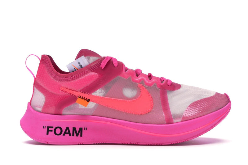 Nike zoom fly off-white tulip pink