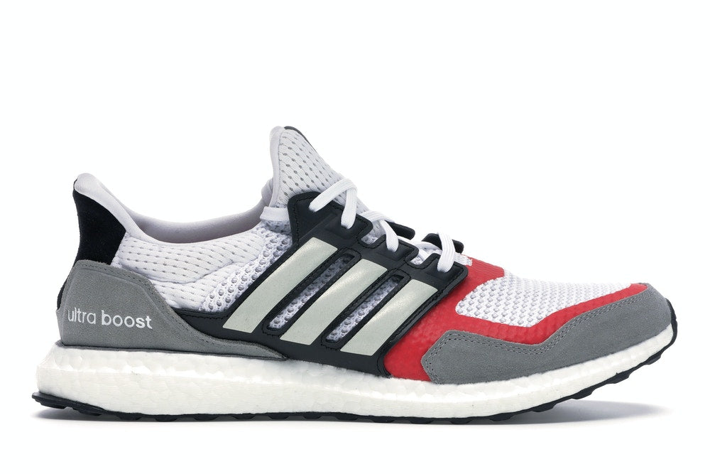 Adidas Ultra Boost S & L White Grey Scarlet