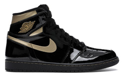 Jordan 1 High Black Metallic Gold