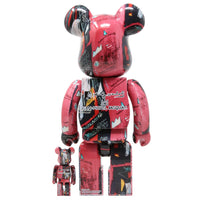 Bearbrick Andy Warhol x JEAN-MICHEL BASQUIAT #1 100% & 400%